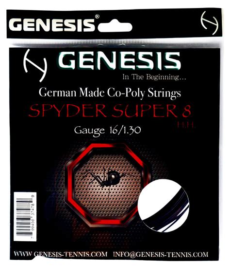 genesis spyder super 8 string set